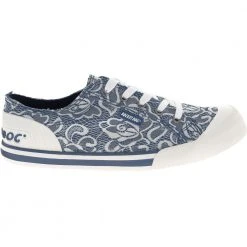 Rocket Dog Jazzin Lifestyle Shoes - Womens Blue Lace Plaza