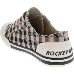 Rocket Dog Jazzin Lifestyle Shoes - Womens Brown Plaid Natural -Rogan‘s Shoes shop RD JAZZIN BPL3