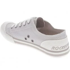 Rocket Dog Jazzin Lifestyle Shoes - Womens Grey Polka Dot -Rogan‘s Shoes shop RD JAZZIN CHA3