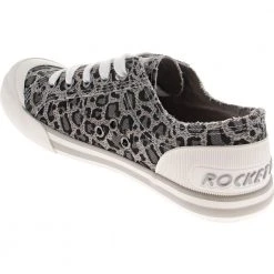 Rocket Dog Jazzin Lifestyle Shoes - Womens Grey Leopard Bounce -Rogan‘s Shoes shop RD JAZZIN SIL3