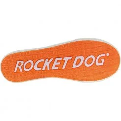 Rocket Dog Jazzin Lifestyle Shoes - Womens White Canvas -Rogan‘s Shoes shop RD JAZZIN WWW4