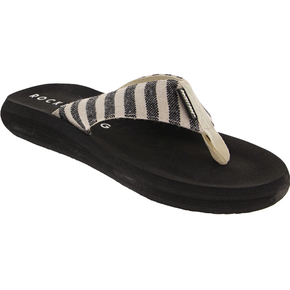 Rocket Dog Spotlight 2 Flip Flops - Womens Black White 2 Rocket Dog Spotlight 2 Flip Flops - Womens Black White - Image 2
