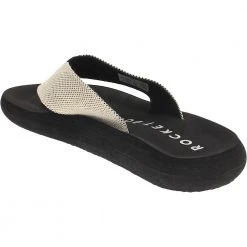 Rocket Dog Spotlight 2 Flip Flops - Womens White Black -Rogan‘s Shoes shop RD SPOTLIG2 WBK3