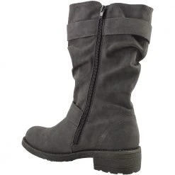 Rocket Dog Trumble Tall Dress Boots - Womens Charcoal -Rogan‘s Shoes shop RD TRUMBLE CHA3