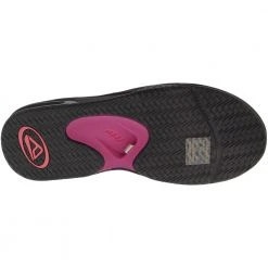 Reef Fanning 1626 Thong Sandals - Womens Black White -Rogan‘s Shoes shop RF 1626 BLK4