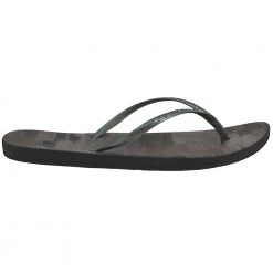 Reef Escape Lux Paint Flip Flops - Womens Black Paint