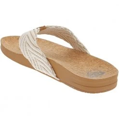 Reef Cushion Strand Flip Flops - Womens Tan -Rogan‘s Shoes shop RF CI3772 TAN3
