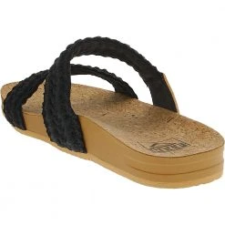 Reef Cushion Vista Thread Sandals - Womens Black -Rogan‘s Shoes shop RF CI3925 BLK3