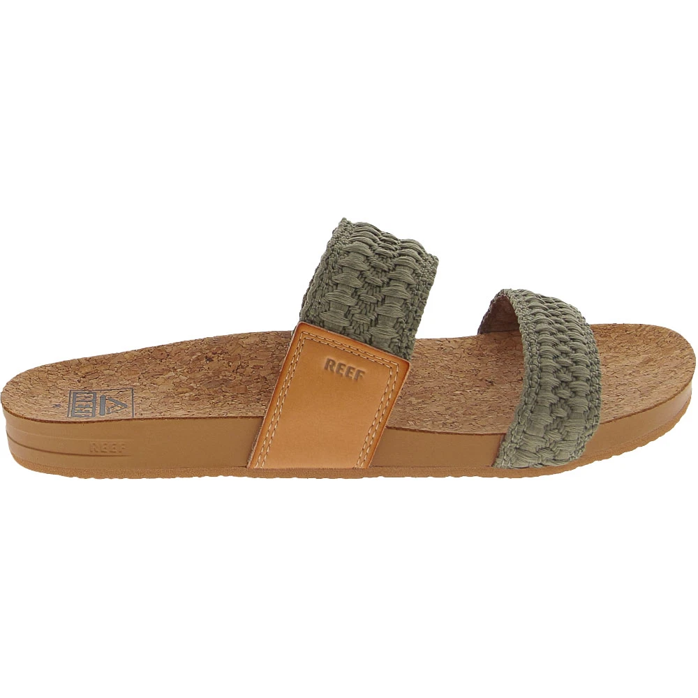 Reef Cushion Vista Thread Sandals - Womens Olive 1 Reef Cushion Vista Thread Sandals - Womens Olive