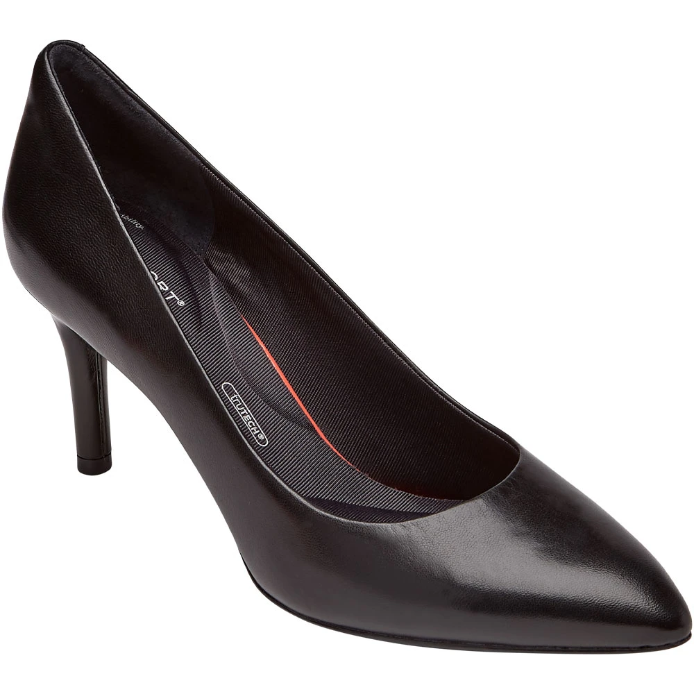 Rockport Total Motion 75mm Pointed Toe Black Womens Dress Shoes Black Black Black 2 Rockport Total Motion 75mm Pointed Toe Black Womens Dress Shoes Black Black Black - Image 2