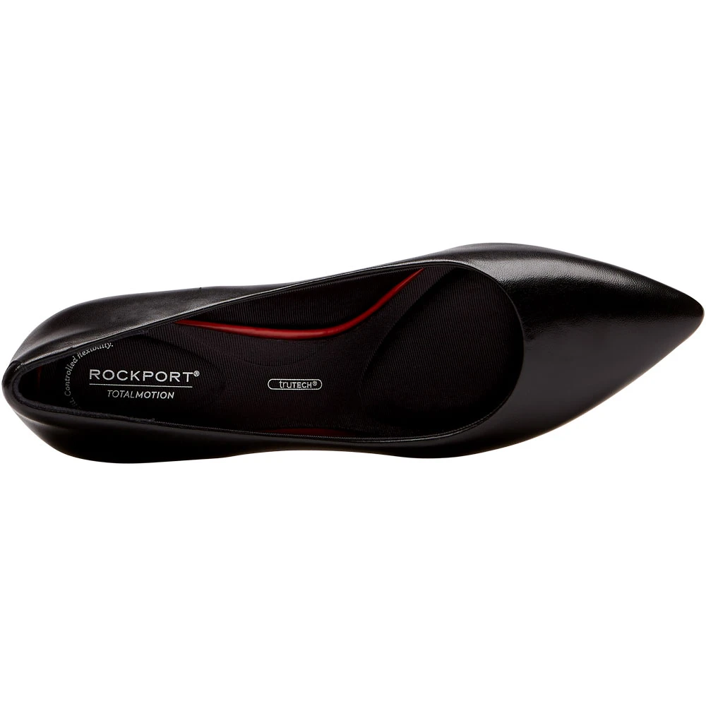 Rockport Total Motion 75mm Pointed Toe Black Womens Dress Shoes Black Black Black 3 Rockport Total Motion 75mm Pointed Toe Black Womens Dress Shoes Black Black Black - Image 3