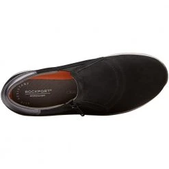 Rockport Ts Prowalker Zipper Walking Shoes - Womens Black -Rogan‘s Shoes shop RP CI0077 BLK3