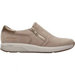 Rockport Ts Prowalker Zipper Walking Shoes - Womens Taupe