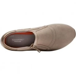 Rockport Ts Prowalker Zipper Walking Shoes - Womens Taupe -Rogan‘s Shoes shop RP CI0077 TPE3