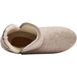 Rockport Veda Slipper Boot Slippers - Womens Taupe Grey -Rogan‘s Shoes shop RP CI0742 GRY3