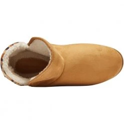 Rockport Veda Slipper Boot Slippers - Womens Leopard -Rogan‘s Shoes shop RP CI0742 TAN3