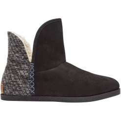Rockport Veda Slipper Boot Slippers - Womens Black Grey