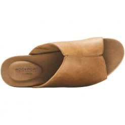 Rockport Vivianne Slide Sandals - Womens Honey 6 Rockport Vivianne Slide Sandals - Womens Honey -Rogan‘s Shoes shop RP CI5099 HNL3