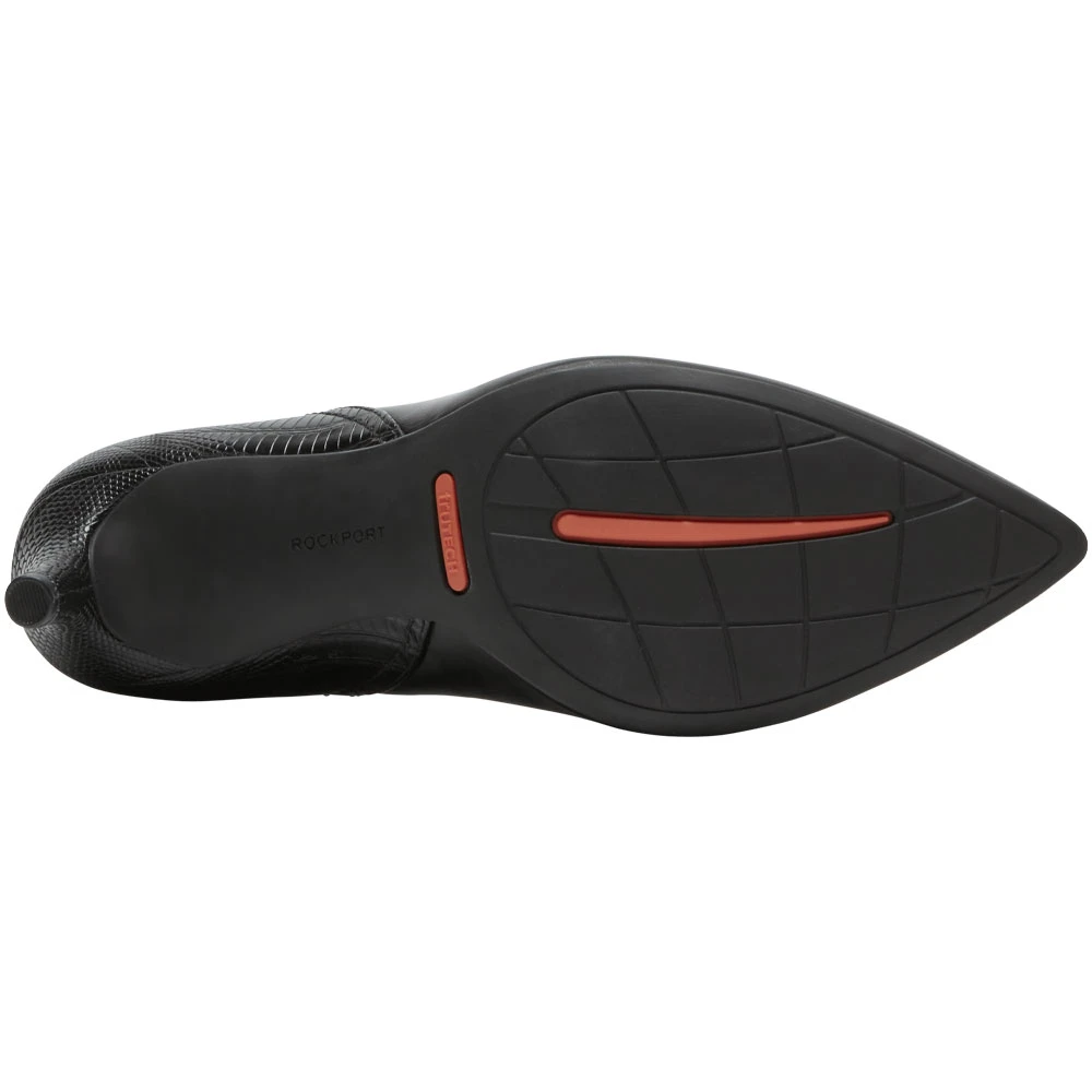 Rockport Tm 75mm Pieced Heel Dress Shoes - Womens Black Lizard 4 Rockport Tm 75mm Pieced Heel Dress Shoes - Womens Black Lizard - Image 4