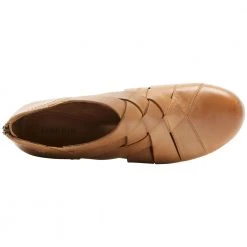 Rockport Ch Laurel Woven Slip On Casual Shoes - Womens Tan -Rogan‘s Shoes shop RP CI6228 TAN3