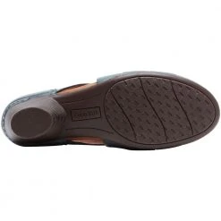 Rockport Ch Laurel Woven Slip On Casual Shoes - Womens Teal -Rogan‘s Shoes shop RP CI6228 TEL4