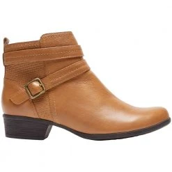 Rockport Carly Strap Boot Casual Boots - Womens Tan
