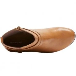 Rockport Carly Strap Boot Casual Boots - Womens Tan -Rogan‘s Shoes shop RP CI7000 TAN3