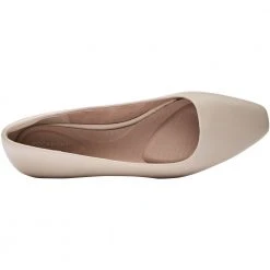 Rockport Total Motion Laylani Womens Ballet Flat Dress Shoes Vanilla -Rogan‘s Shoes shop RP CI7401 VAN3
