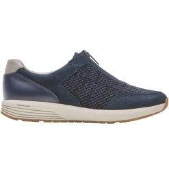Rockport Trustride Prowalker Zip Sneaker Womens Walking Shoes Indigo