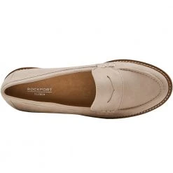 Rockport Kacey Penny Casual Dress Shoes - Womens Taupe -Rogan‘s Shoes shop RP CI8735 TPE3