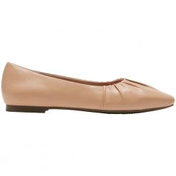 Rockport Total Motion Laylani Gathered Womens Casual Shoes Wafer Tan