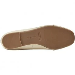 Rockport Zoie Chain Ballet Flat Slip On Casual Shoes - Womens Vanilla -Rogan‘s Shoes shop RP CI9678 VAN4