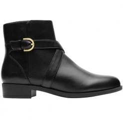 Rockport Vicky Belt Bootie Casual Boots - Womens Black