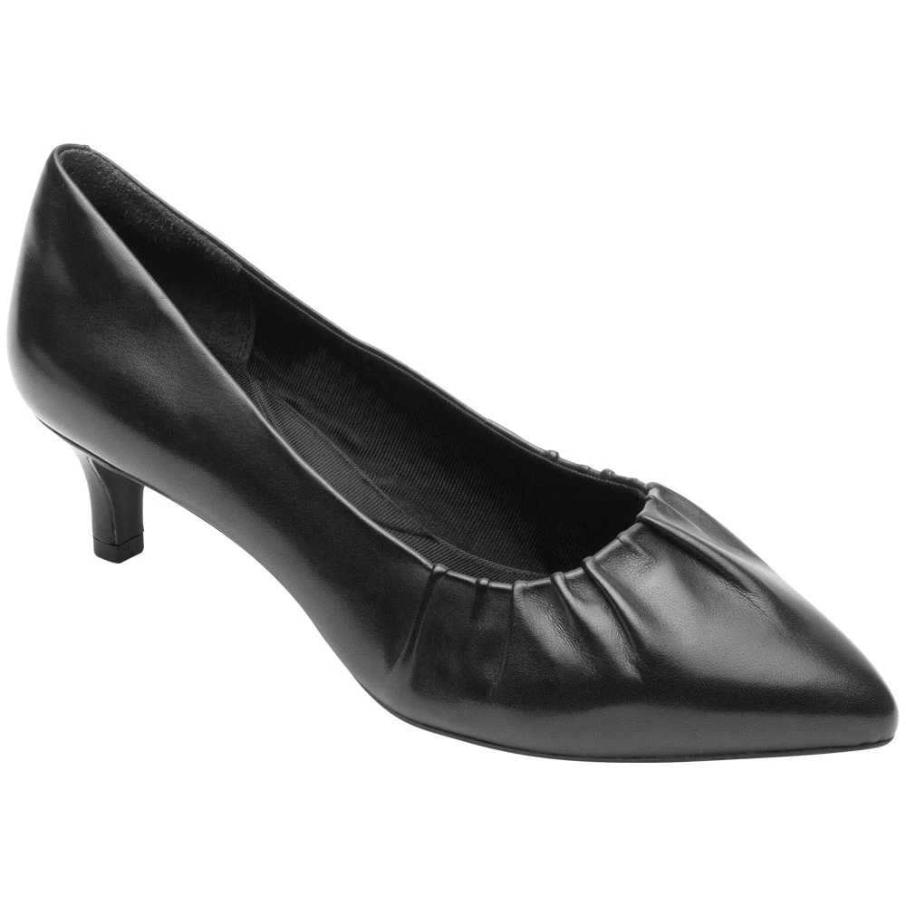 Rockport Kalila Gather Heel Dress Shoes - Womens Black 2 Rockport Kalila Gather Heel Dress Shoes - Womens Black - Image 2
