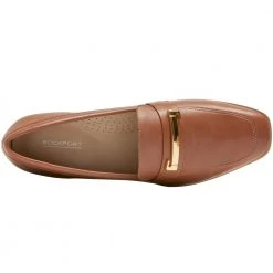 Rockport Santana Bit Loafer Slip On Casual Shoes - Womens Tan -Rogan‘s Shoes shop RP CJ0686 TAN3