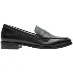 Rockport Sena Penny Loafer Womens Casual Dress Shoes Black