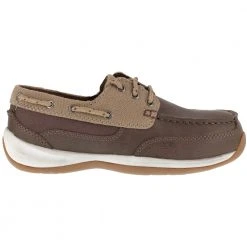 Rockport Works Boots Rockport Works Rk641 St Boat Shoe Safety Toe Work Shoes - Womens Brown