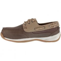 Rockport Works Boots Rockport Works Rk641 St Boat Shoe Safety Toe Work Shoes - Womens Brown -Rogan‘s Shoes shop RP RK641 BRN3
