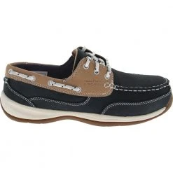 Rockport Works Boots Rockport Rk670 Safety Toe Boat Work Shoes - Womens Navy