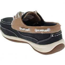 Rockport Works Boots Rockport Rk670 Safety Toe Boat Work Shoes - Womens Navy -Rogan‘s Shoes shop RP RK670 NVY3