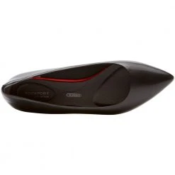 Rockport Total Motion Adelyn Ballet Flat Casual Shoes - Womens Black -Rogan‘s Shoes shop RP V79080 BLK3