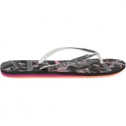 Roxy Portofino 3 Flip Flops - Womens Battleship Black
