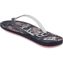 Roxy Tahiti 7 Flip Flops - Womens Dark Navy -Rogan‘s Shoes shop RX TAHITI7 NVY3
