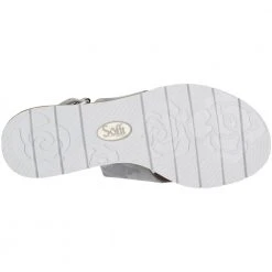 Sofft Mirabelle Slide Sandals - Womens Light Grey -Rogan‘s Shoes shop S2 1288701 LGC4