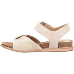 Sofft Bayo Sandals - Womens Baywater Suede Tan -Rogan‘s Shoes shop S2 59691 SIL3