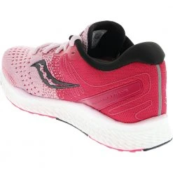Saucony Freedom 3 Womens Running Shoes Blush Berry -Rogan‘s Shoes shop SC 10543 45 RED3