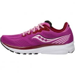 Saucony Ride 14 Running Shoes - Womens Razzle Fairytale -Rogan‘s Shoes shop SC 10650 55 PNK3