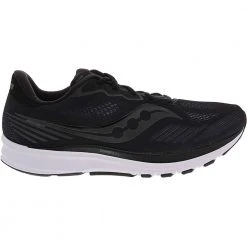 Saucony Ride 14 Reflex Running Shoes - Womens White Black