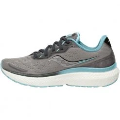Saucony Triumph 19 Running Shoes - Womens Alloy Powder -Rogan‘s Shoes shop SC 10678 20 SIL3