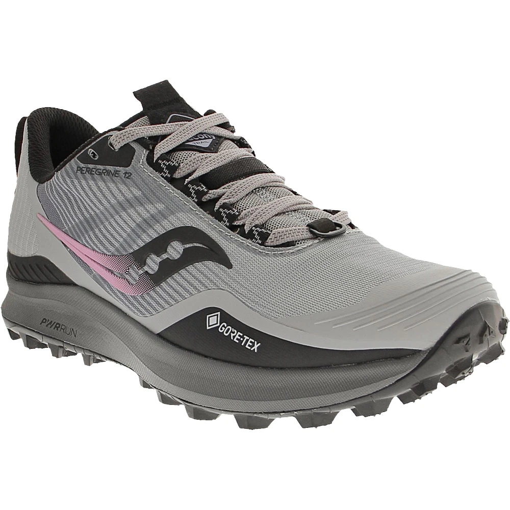 Saucony Peregrine 12 Gtx Trail Running Shoes - Womens Alloy Quartz 2 Saucony Peregrine 12 Gtx Trail Running Shoes - Womens Alloy Quartz - Image 2